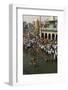 Worshippers at the Ramkund Tank on the Ghats Along the Holy River Godavari-Tony Waltham-Framed Photographic Print