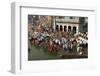 Worshippers at the Ramkund Tank on the Ghats Along the Holy River Godavari-Tony Waltham-Framed Photographic Print