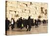 Worshippers at the Western Wall, Jerusalem, Israel, Middle East-Michael DeFreitas-Stretched Canvas