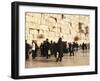 Worshippers at the Western Wall, Jerusalem, Israel, Middle East-Michael DeFreitas-Framed Premium Photographic Print