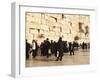 Worshippers at the Western Wall, Jerusalem, Israel, Middle East-Michael DeFreitas-Framed Premium Photographic Print