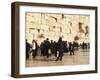 Worshippers at the Western Wall, Jerusalem, Israel, Middle East-Michael DeFreitas-Framed Photographic Print