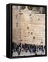 Worshippers at the Western Wall, Jerusalem, Israel, Middle East-Michael DeFreitas-Framed Stretched Canvas