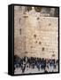 Worshippers at the Western Wall, Jerusalem, Israel, Middle East-Michael DeFreitas-Framed Stretched Canvas