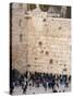 Worshippers at the Western Wall, Jerusalem, Israel, Middle East-Michael DeFreitas-Stretched Canvas