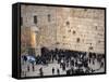 Worshippers at the Western Wall, Jerusalem, Israel, Middle East-Michael DeFreitas-Framed Stretched Canvas