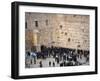 Worshippers at the Western Wall, Jerusalem, Israel, Middle East-Michael DeFreitas-Framed Photographic Print