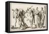 Worshippers of Bacchus 1 of 2-Bernard Picart-Framed Stretched Canvas