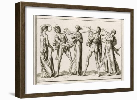 Worshippers of Bacchus 2 of 2-Bernard Picart-Framed Art Print