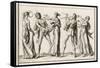 Worshippers of Bacchus 2 of 2-Bernard Picart-Framed Stretched Canvas