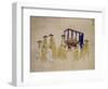 Worshipping an Ancestor-Kim Junkeun-Framed Giclee Print