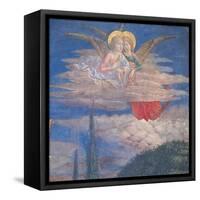 Worshipping Angels-Benozzo Gozzoli-Framed Stretched Canvas