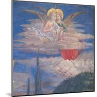 Worshipping Angels-Benozzo Gozzoli-Mounted Art Print