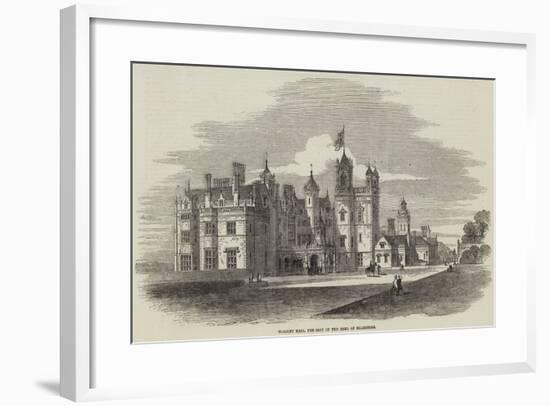 Worsley Hall, the Seat of the Earl of Ellesmere-Samuel Read-Framed Giclee Print