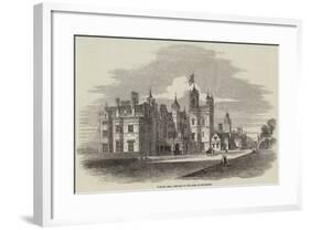 Worsley Hall, the Seat of the Earl of Ellesmere-Samuel Read-Framed Giclee Print