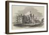 Worsley Hall, the Seat of the Earl of Ellesmere-Samuel Read-Framed Giclee Print