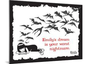 Worst Nightmare-Emily the Strange-Mounted Photographic Print