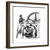 Worsted Manufacturing, C1845-null-Framed Giclee Print