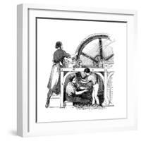 Worsted Manufacturing, C1845-null-Framed Giclee Print