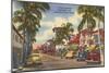 Worth Avenue, Palm Beach, Florida-null-Mounted Art Print