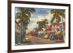 Worth Avenue, Palm Beach, Florida-null-Framed Art Print