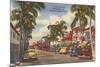 Worth Avenue, Palm Beach, Florida-null-Mounted Art Print
