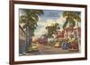 Worth Avenue, Palm Beach, Florida-null-Framed Premium Giclee Print
