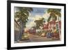 Worth Avenue, Palm Beach, Florida-null-Framed Premium Giclee Print