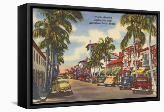 Worth Avenue, Palm Beach, Florida-null-Framed Stretched Canvas