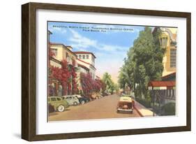 Worth Avenue, Palm Beach, Florida-null-Framed Art Print