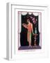 Worth Evening Dress, Fashion Plate from Gazette Du Bon Ton, 1925-Georges Barbier-Framed Giclee Print