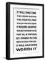 Worth It-Jamie MacDowell-Framed Art Print