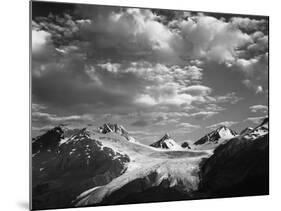 Worthington Glacier and Chugach Mountains, Thompson Pass Near Valdez, Alaska, USA-Adam Jones-Mounted Photographic Print