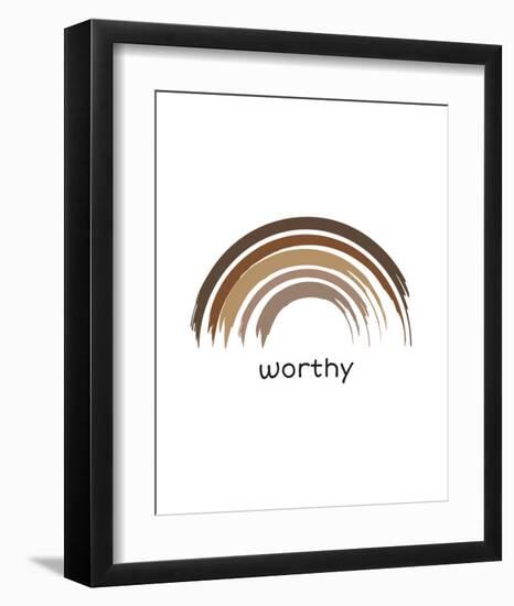 Worthy-Tenisha Proctor-Framed Art Print