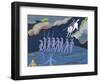 Wotan Arrives in Pursuit, Brunnhilde Sends Sieglinde to Safety: Illustration for 'Die Walkure'-Phil Redford-Framed Giclee Print