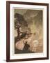 Wotan at the Pyre-Arthur Rackham-Framed Art Print