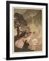 Wotan at the Pyre-Arthur Rackham-Framed Art Print