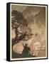 Wotan at the Pyre-Arthur Rackham-Framed Stretched Canvas