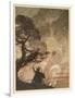 Wotan at the Pyre-Arthur Rackham-Framed Art Print