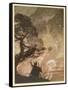 Wotan at the Pyre-Arthur Rackham-Framed Stretched Canvas