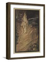 Wotan Encircles Rock-Arthur Rackham-Framed Art Print