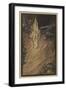 Wotan Encircles Rock-Arthur Rackham-Framed Art Print