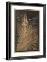 Wotan Encircles Rock-Arthur Rackham-Framed Art Print