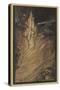 Wotan Encircles Rock-Arthur Rackham-Stretched Canvas