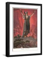 Wotan, Fire Spell-null-Framed Art Print