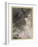 Wotan Rides to Rock-Arthur Rackham-Framed Art Print