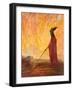 Wotan's Farewell and Magic Fire-Hermann Hendrich-Framed Giclee Print