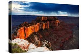 Wotan's Throne from Cape Royal, north rim, Grand Canyon,  Arizona-Geraint Tellem-Stretched Canvas