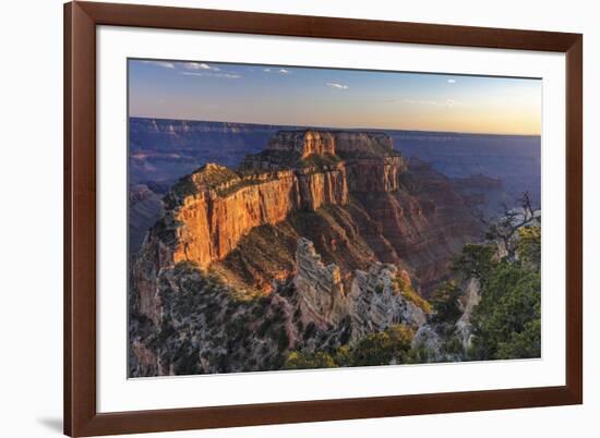 Wotans Throne at Cape Royal on the North Rim in Grand Canyon National Park, Arizona, USA-Chuck Haney-Framed Photographic Print