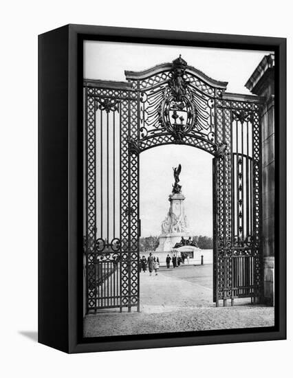 Wought-Iron Gates, Buckingham Palace, London, 1926-1927-McLeish-Framed Stretched Canvas
